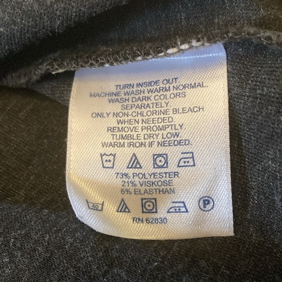 Lands End set of two cowl neck pullover long sleeve shirts XS 2-4 casual comfy - Picture 9 of 9